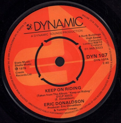 Eric donaldson keep riding - donaldson,