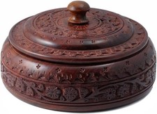 Wooden Large Spice Rack Organizer Box | Holder | Containers Without Spices (Mas