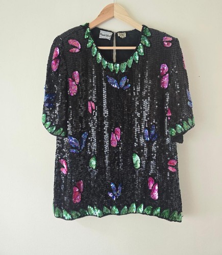 Vintage frank usher pure - frank, silk