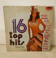 16 Top Hits Vol Two Bollywood Sholay Vinyl Lp Rare Collectable