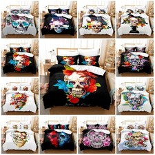 Gothic Skull Duvet Cover Set