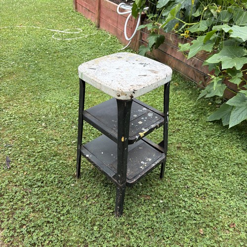 Vintage kitchen step stool - vintage, 2