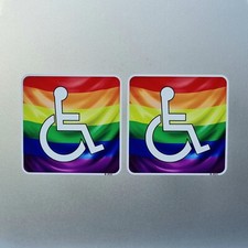 2x LGBT Gay Pride Flag