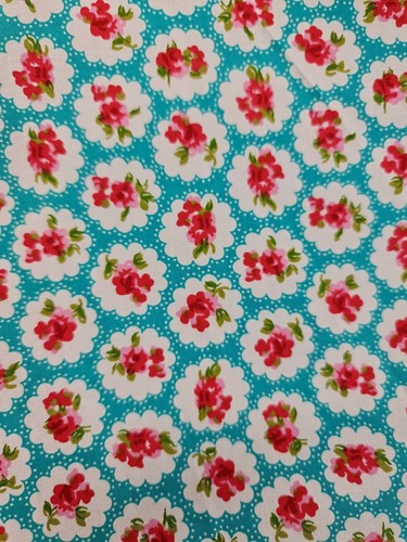 Vintage retro fabric flower - vintage,