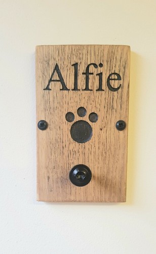 Personalised oak dog lead - oak,