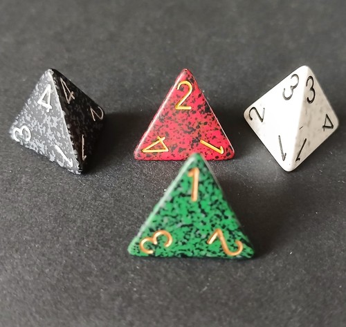 Large chessex speckled - speckled, d4