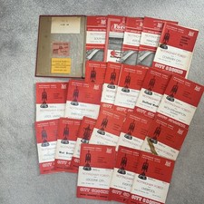 Vintage Nottingham Forest Season Binder Folders Tickets And Programmes 1967-1968