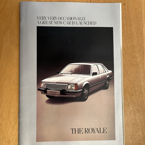 Vauxhall royale car brochure - royale,