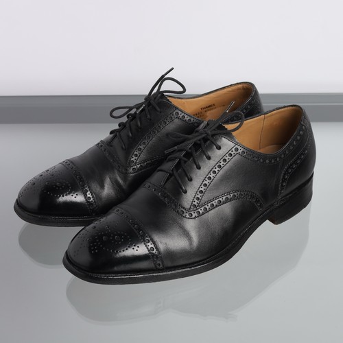 Loake thames black leather - black,