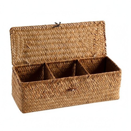Divided straw organizer - organizer, three