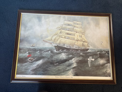 Cutty sark ship print - ship, sea