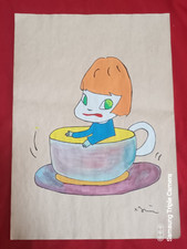 Yoshitomo Nara painting and