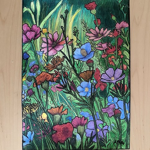 Original handmade botanical - a4,