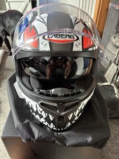 Caberg Avalon X Punk Full Face Motorcycle Helmet Sports Touring Moped Red Black