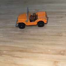 Vintage Corgi Juniors Whizzwheels Willys Jeep from 1970-73 - colour orange #136