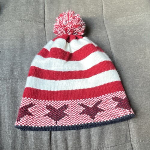 Red white navy - patriotic, knit