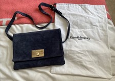 Russell & Bromley Navy Suede