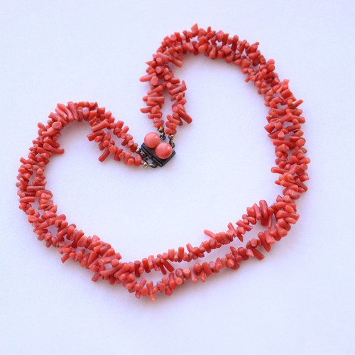 28gr vintage coral necklace - 28gr,
