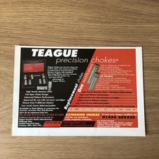 GUNS141 MAGAZINE ADVERT 6X9 TEAGUE PRECISION CHOKES