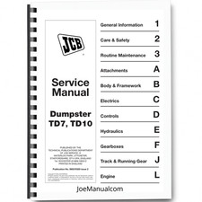JCB TD7 TD10 Dumpster Service