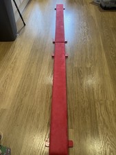 Foldable Gymnastics Pink Balance Beam 2M Training  Portable Kids Adult Home Gym