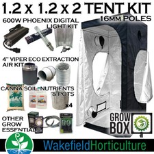Grow Box 1.2m Tent Kit 16mm