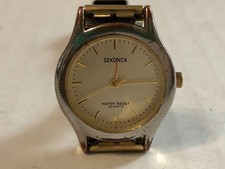 Sekonda 04349 Ladies Gold Colour Stainless Steel Expanding Water Resistant Watch