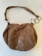 Marni leather handbag bag tan