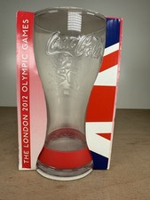 Coca Cola London 2012 Olympic Games Glass McDonalds Pasabahce Red