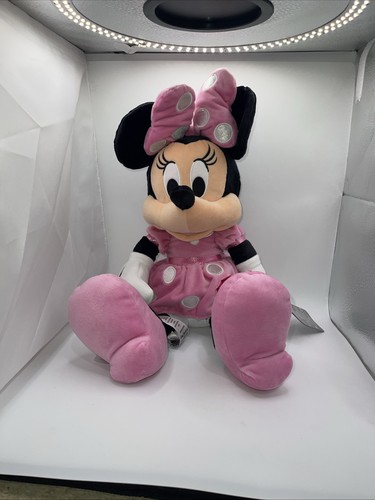 Disney minnie mouse plush - mouse, pink