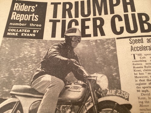 Triumph tiger cub 1964 era - triumph,