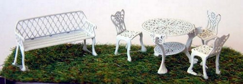 Wrought iron garden furniture - iron,