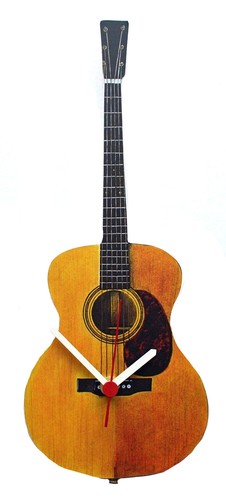 Acoustic guitar clock - guitar,