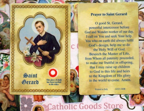 Saint gerard with prayer - st.,