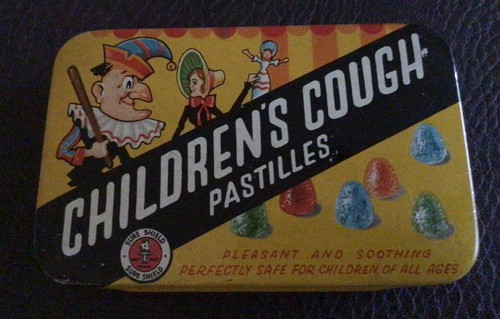 Vintage children cough - children's,