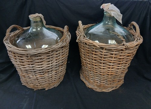 Large vintage handblown glass - handblown,