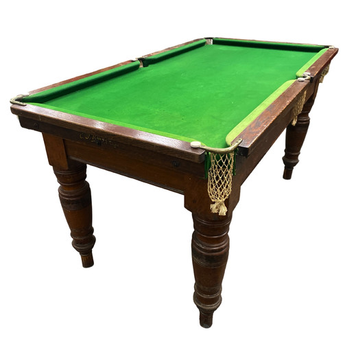Vintage snooker table with - snooker,
