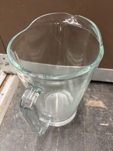 Glass jug heavy good quality - glass,