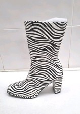 Nasty Gal Boots Zebra Animal