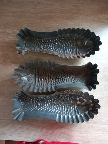 Vintage metal jelly moulds - 3,