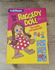 VINTAGE CRAFT MASTER MAKE YOUR OWN RAGGEDY DOLL HASBRO 1994