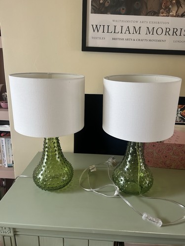 Table lamps green glass dar - lamps,,