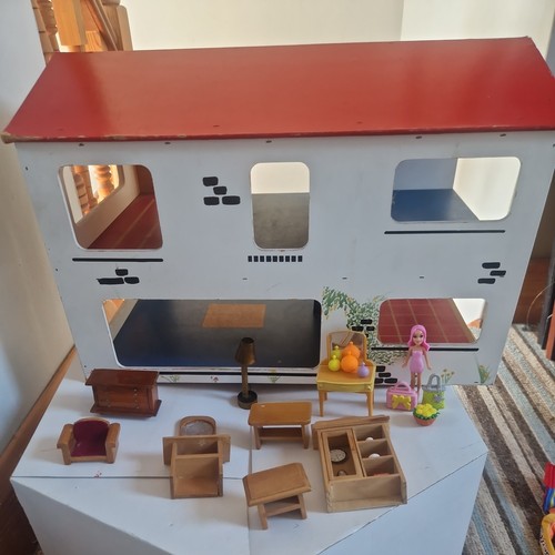 Vintage dolls house and - dolls,