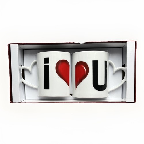 Coffee mugs two - two, white