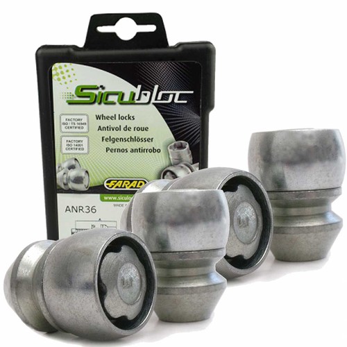 Wheel lock nuts - , tapered
