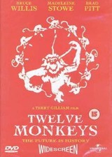 12 Monkeys DVD (1999) Bruce Willis, Gilliam (DIR) cert 15 FREE Shipping, Save £s