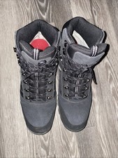 Karrimor Walking Boots Ortholite Chunky Black Lace Up Boots UK Size 10 EU Hike