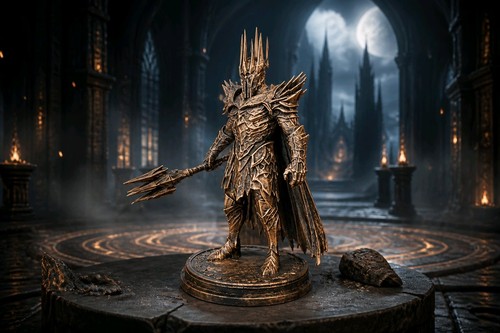 Knight figurine gothic