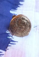 Antique Victorian Engraved Collar Stud. Sustainable Jewellery. Gift Wrapped