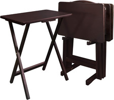 5 Piece Tray Table Set